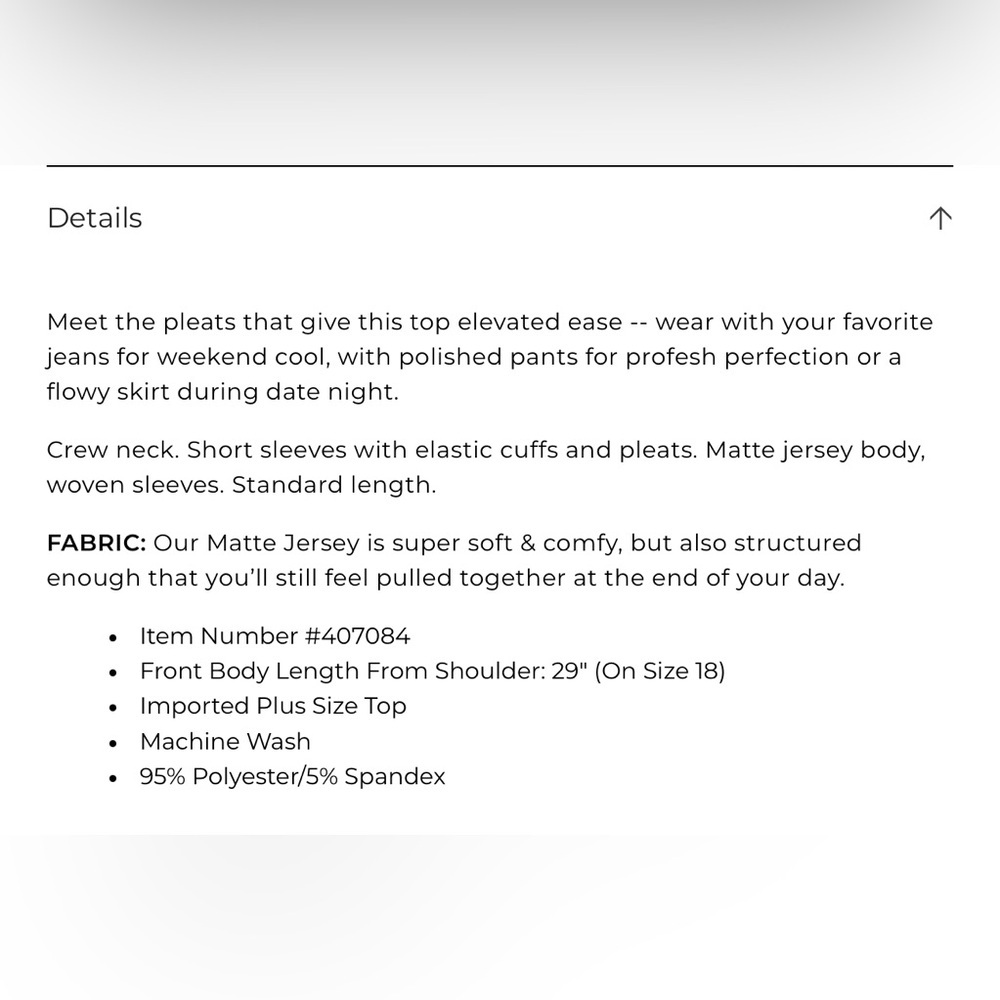 Lane Bryant Size 22/24 Burgundy Pleated Sleeve Scoop Neck Blouse - Picture 10 of 12